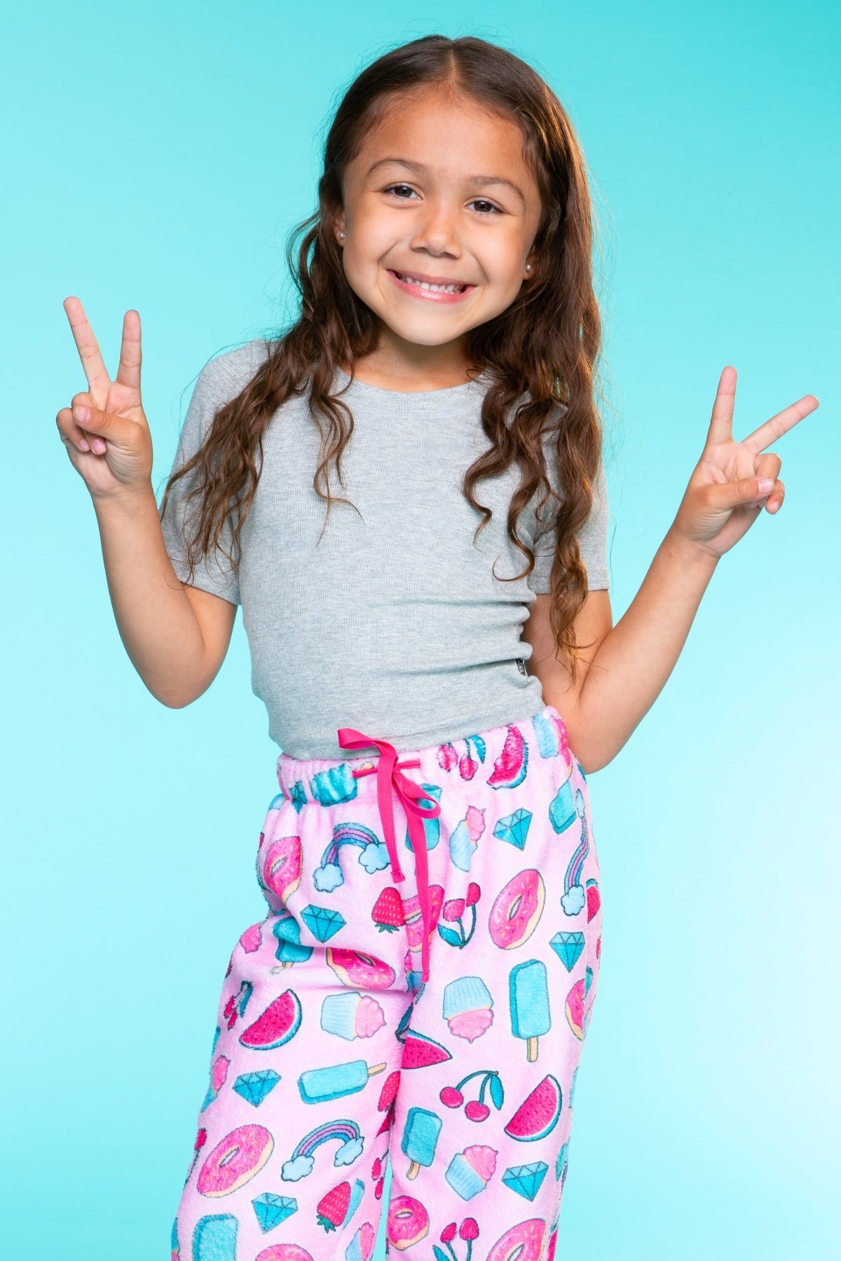 Fuzzy Plush Karate Pant - Matcha Boba