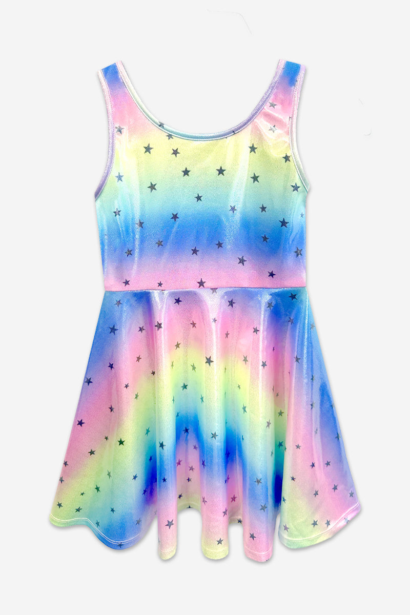 High Shine Super Twirl Dress - Rainbow Gummy Bear