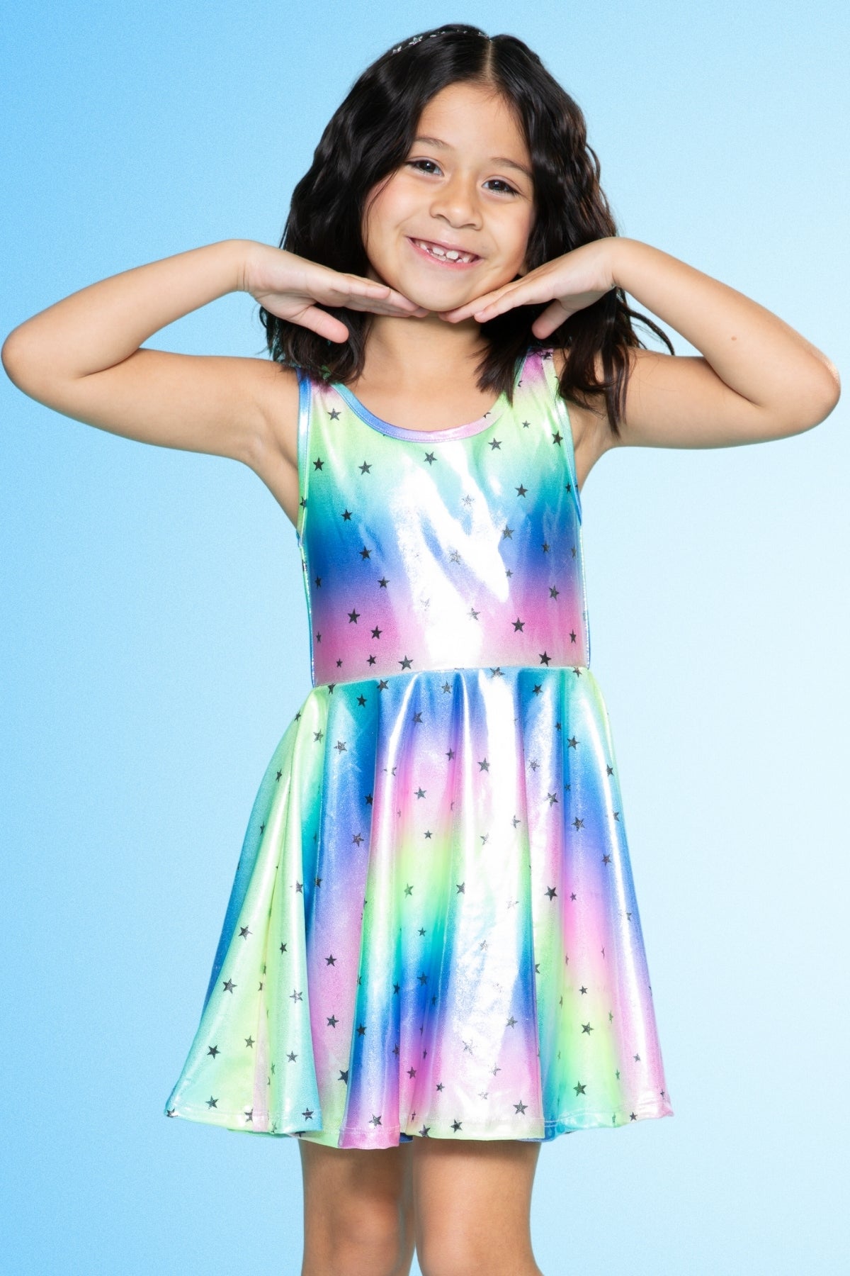 High Shine Super Twirl Dress - Rainbow Gummy Bear