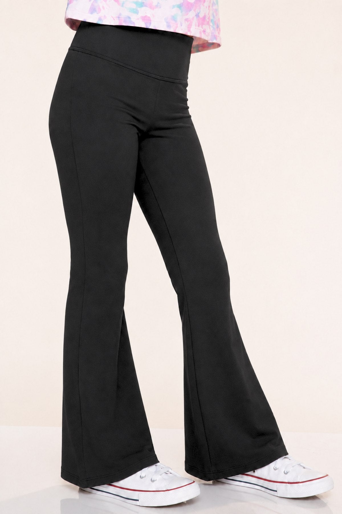 5-Pack Simply Soft Luxe Flare Legging - Black | Navy | Steel Stars | Neon Emojis | Burgundy Bow - NEW!