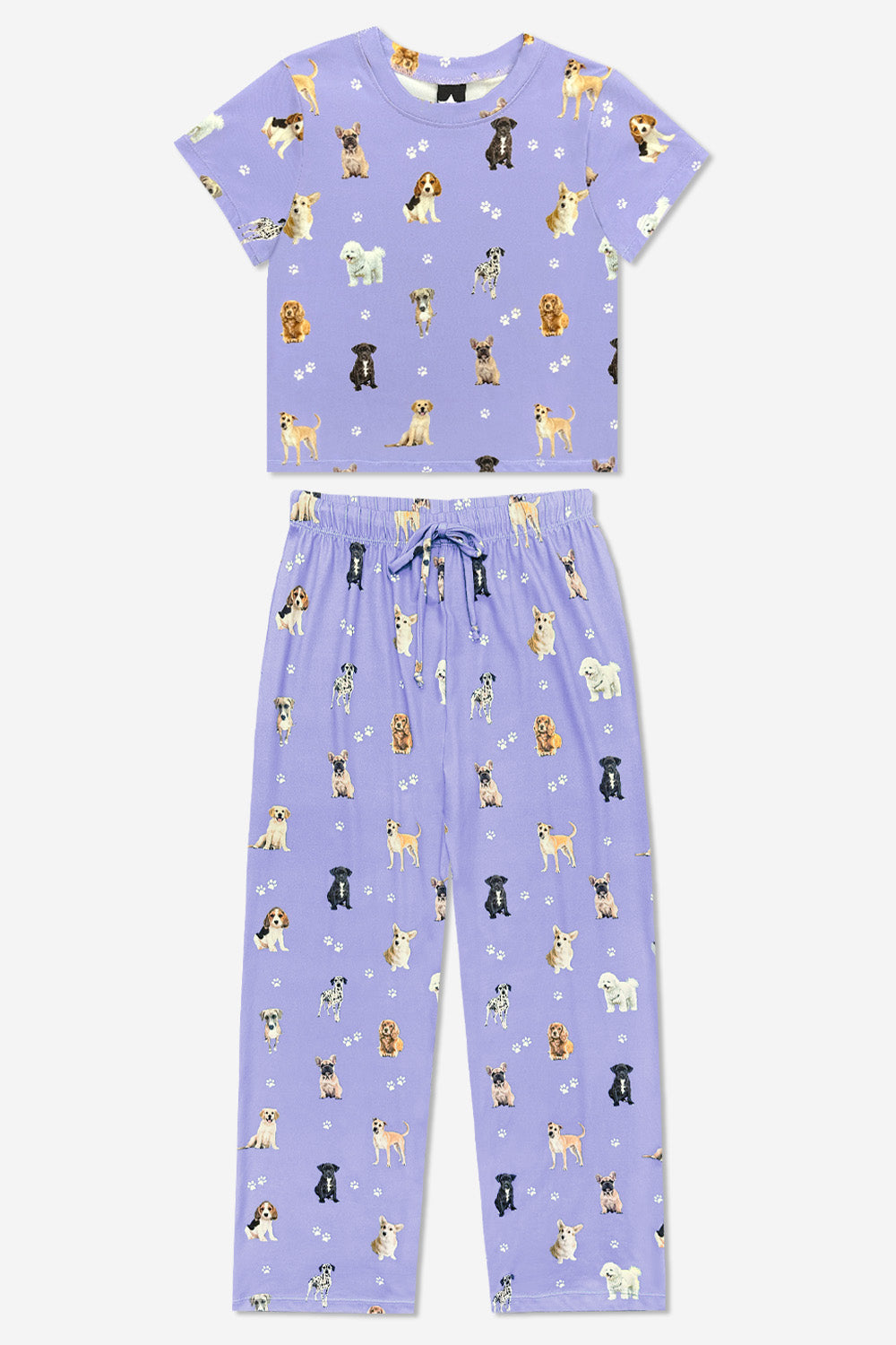 Simply Soft Easy Tee & Karate Pant - Dusty Pink Sticker Emojis
