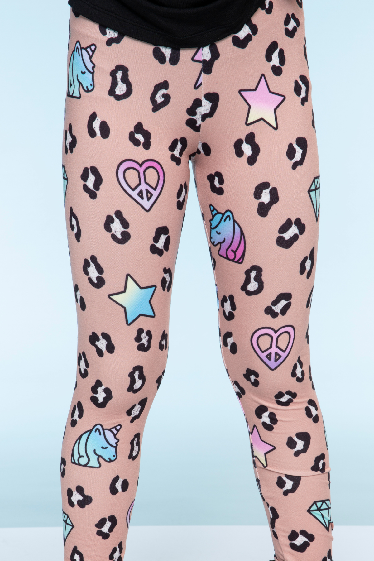 Simply Soft Long Legging - Denim Butterfly