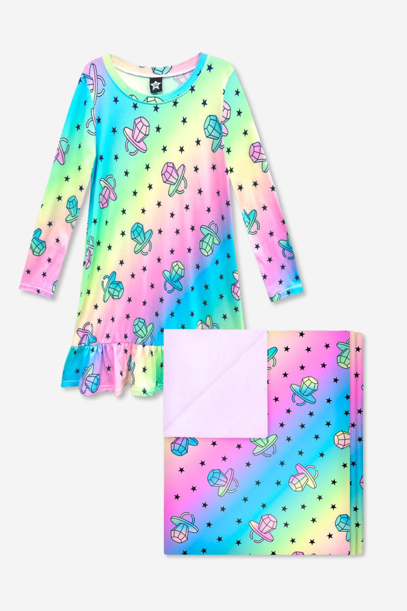 Pack Simply Soft Nightgown & Blanket