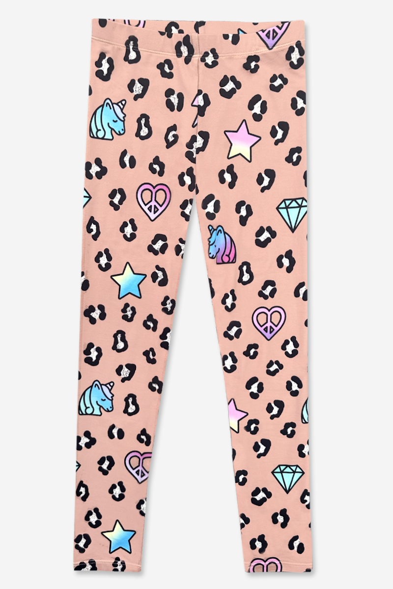Simply Soft Long Legging - Denim Butterfly