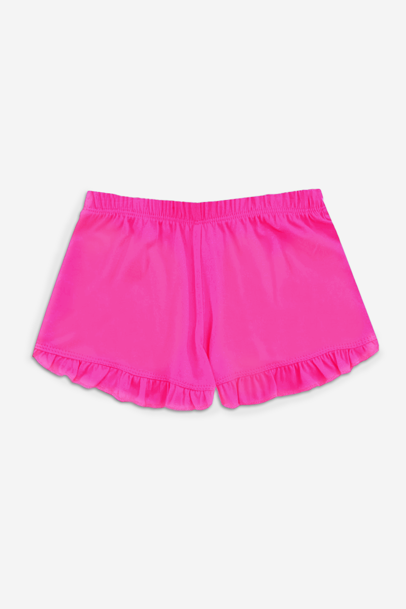 Simply Soft Ruffle Short - Pink Blue Star