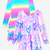 Pink Heart Sketch | Rainbow Gradient - NEW!