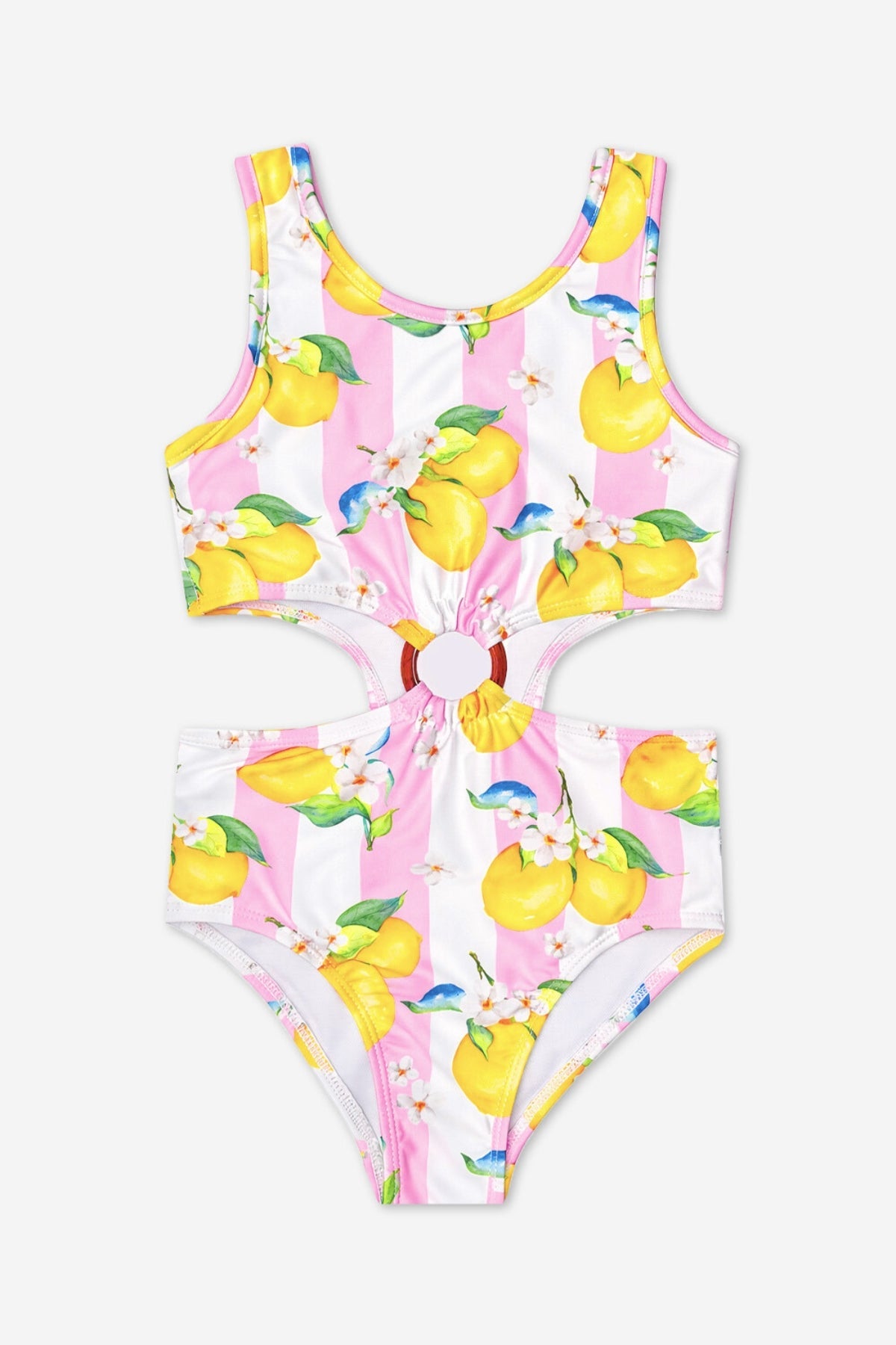 Tortoise Ring Cut-Out One Piece Swimsuit