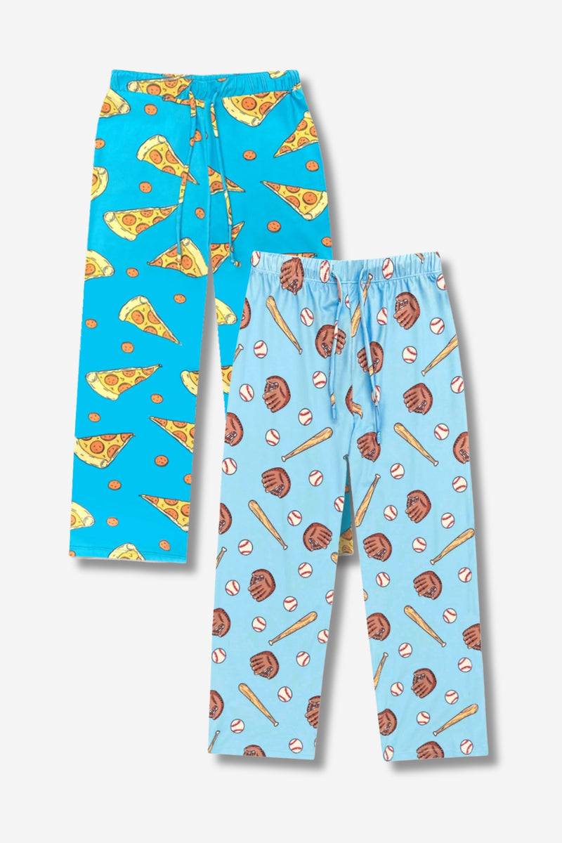 Multipack: Simply Soft Karate Pant - Blue Pizza | Vintage Blue Baseball - Image 1