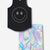 Black Studded Pearl Smile | Foil Rainbow Mermaid