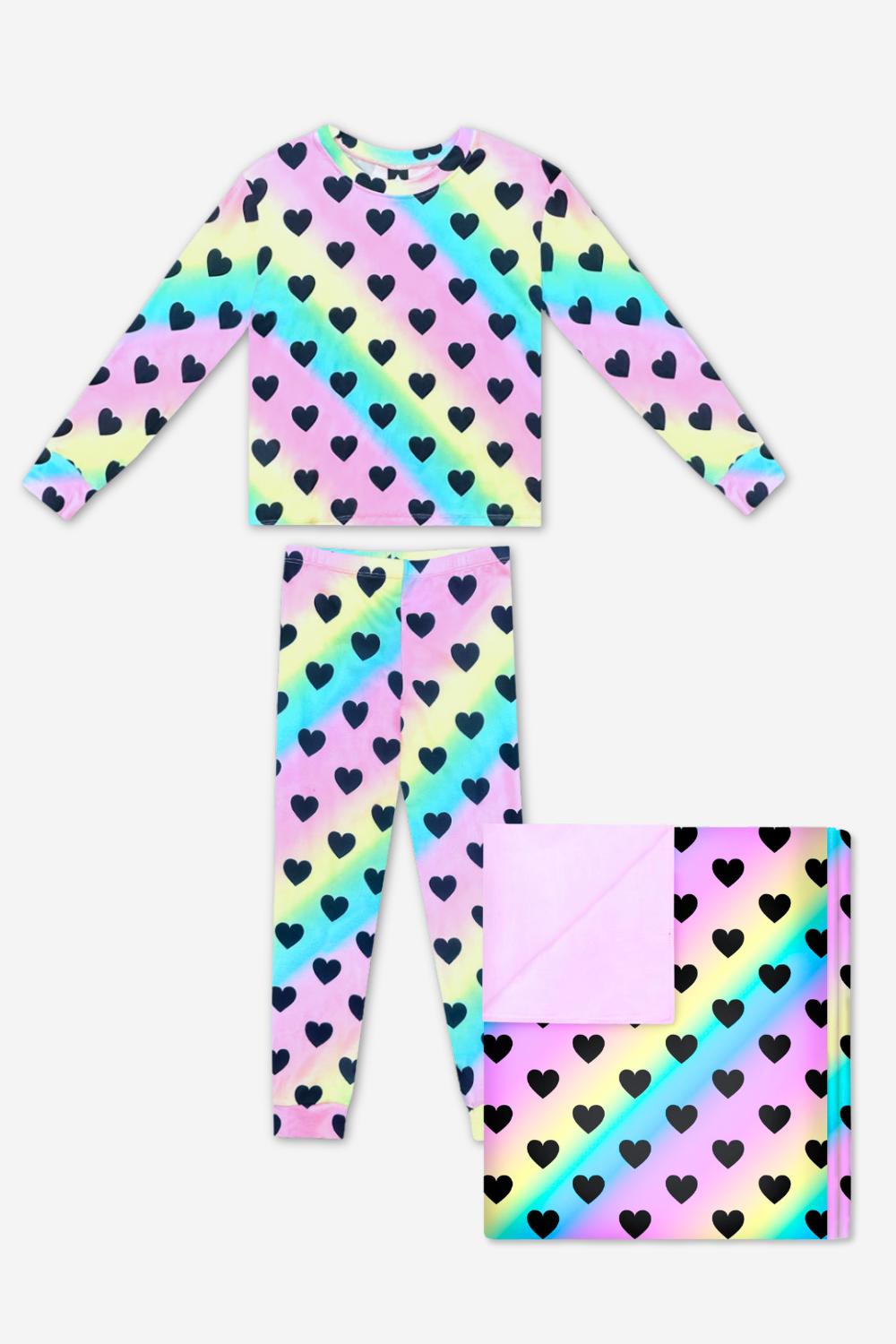 Pack Simply Soft L/S Slim Lounge Set & Blanket