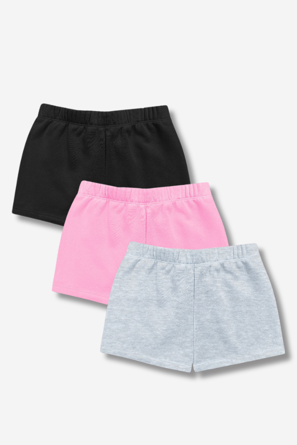 Multipack: Cotton Soft French Terry Dolphin Short