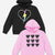 Black Rainbow Heart Bolt | Pink Rose Heart - NEW!