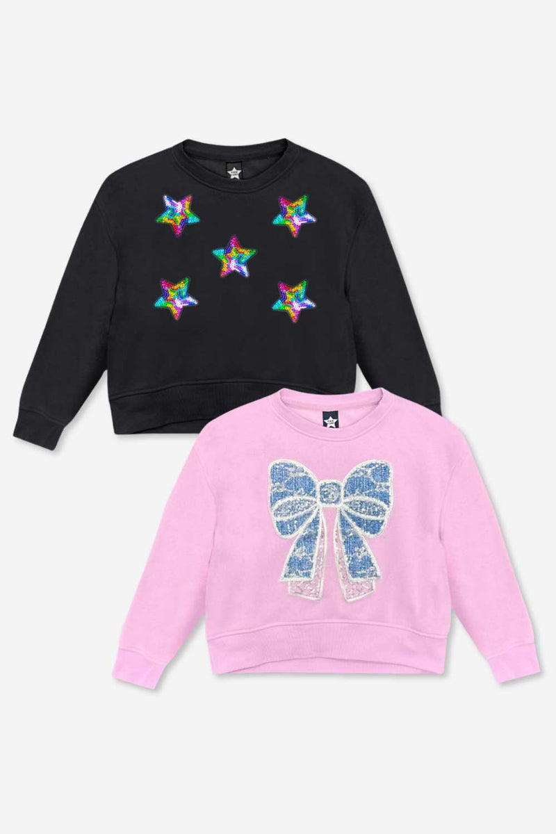 2-Pack Cotton Soft French Terry Sweatshirt