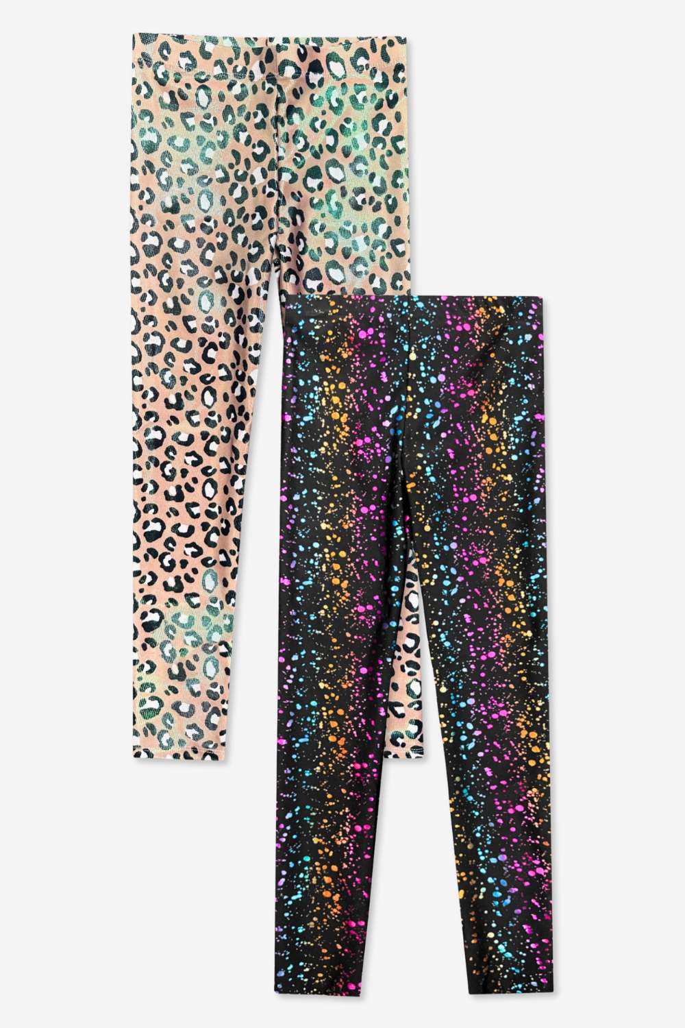 2-Pack Glitter Foil High Shine Legging.