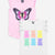 Lt Pink Butterfly | White Ombre Rainbow Gummy Bear - NEW!