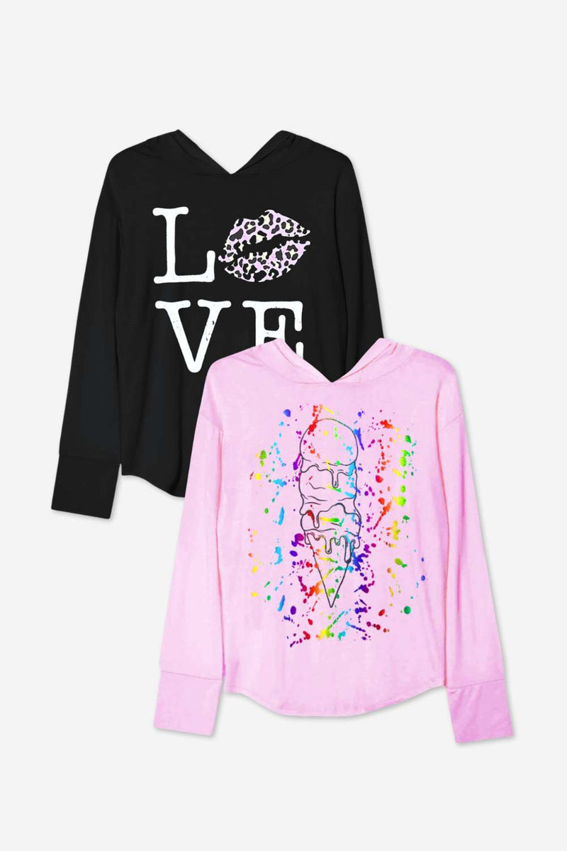 2-Pack Modal Pullover Hoodie