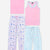 Pink Stripe Euro Summer | Pink Lt Blue Plaid Floral - NEW!