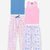 Denim Pink Plaid Floral | Pink Stripe Euro Summer - NEW
