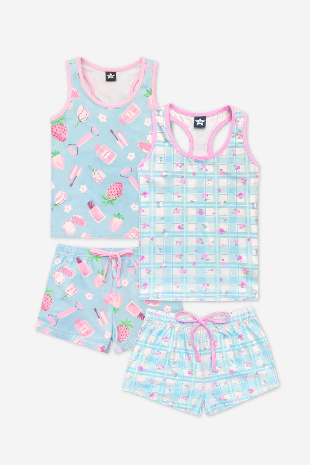 2 Pack Simply Soft Racerback Tank & Dolphin Short