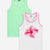 Neon Lime | White Hibiscus Floral - NEW!