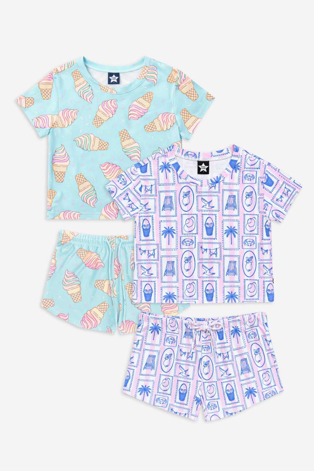 2 Pack Simply Soft Easy Tee & Dolphin Short