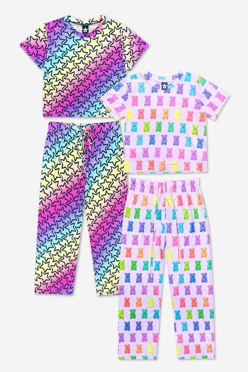 2-Pack Simply Soft S/S Wide Leg Lounge Set