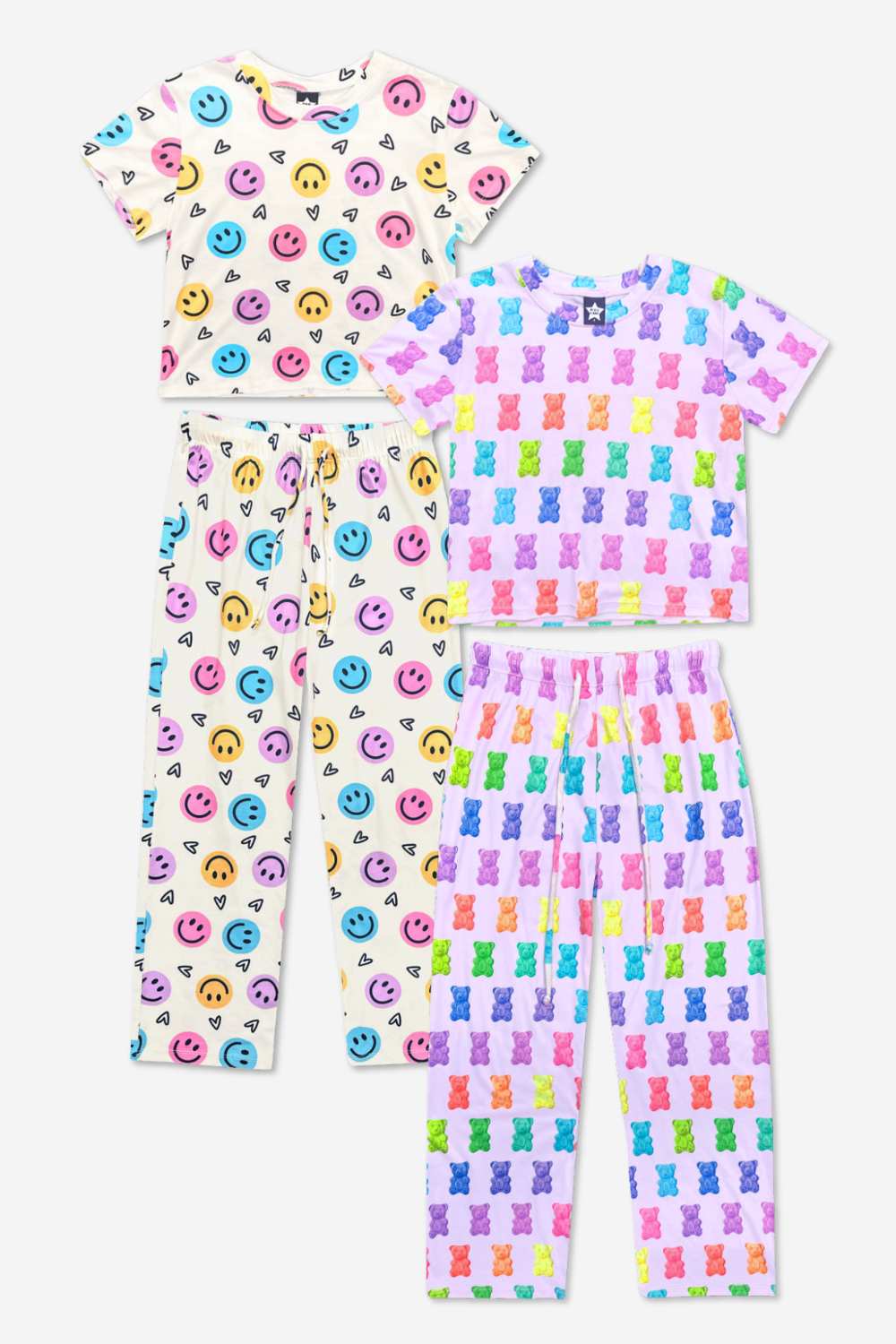 2-Pack Simply Soft S/S Wide Leg Lounge Set