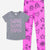 Charcoal Pink Love Splatter | Neon Pink Sketch Emoji - NEW!