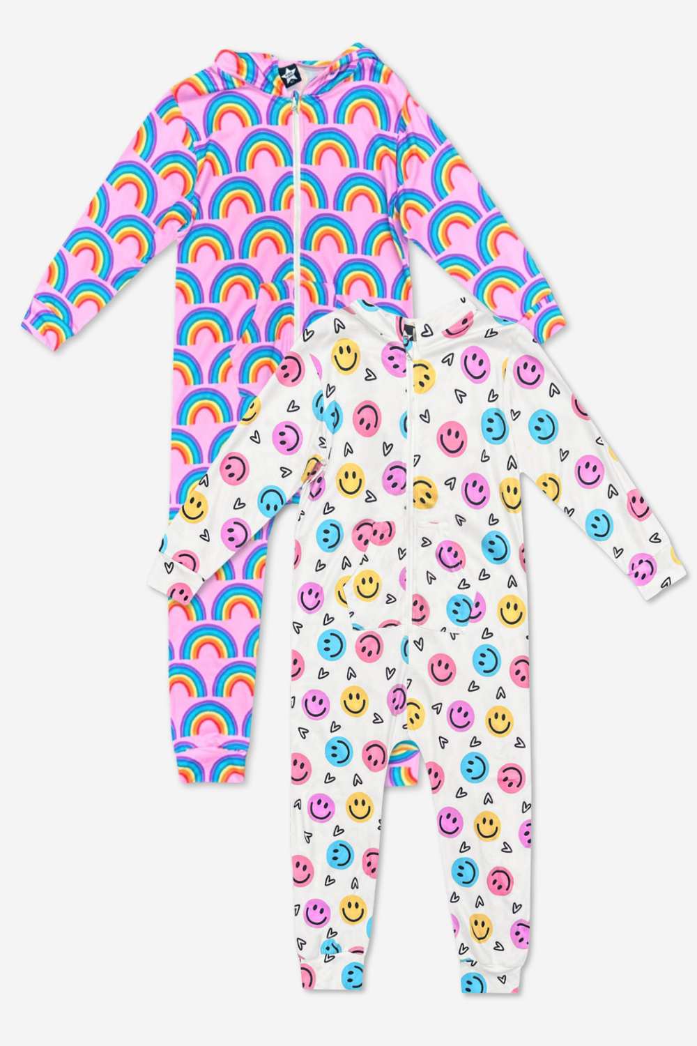 2-Pack Simply Soft Hooded Zip Onesie