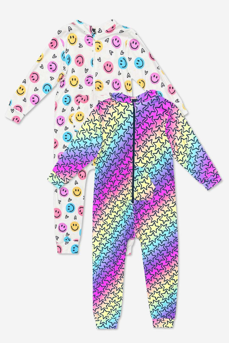 2-Pack Simply Soft Hooded Zip Onesie