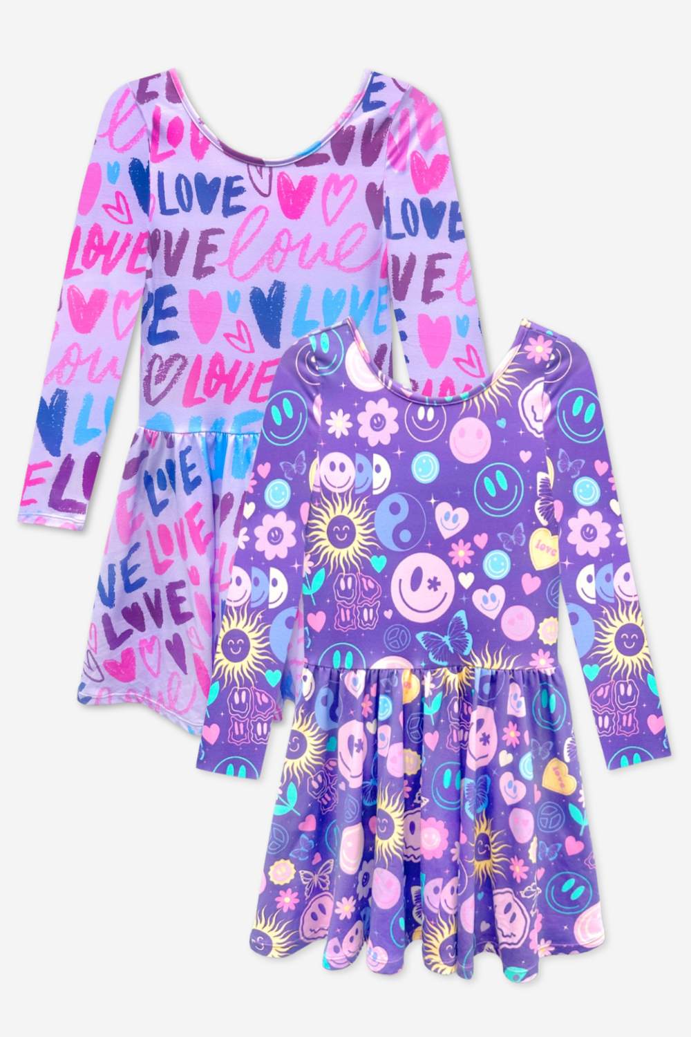 2-Pack Simply Soft L/S Dress.