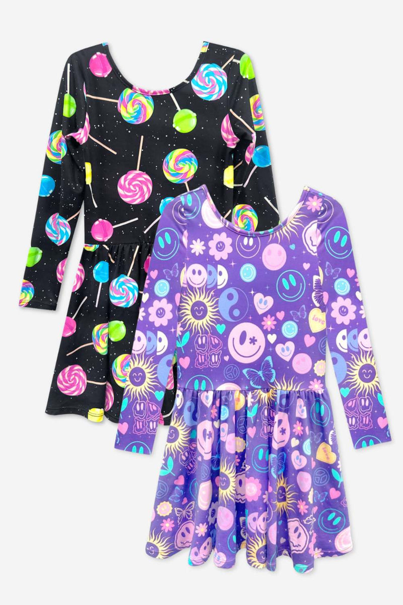 2-Pack Simply Soft L/S Dress.