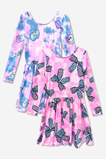 2-Pack Simply Soft L/S Dress.