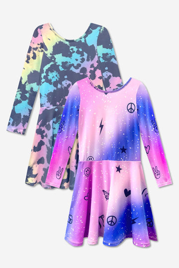 2-Pack Simply Soft L/S Dress