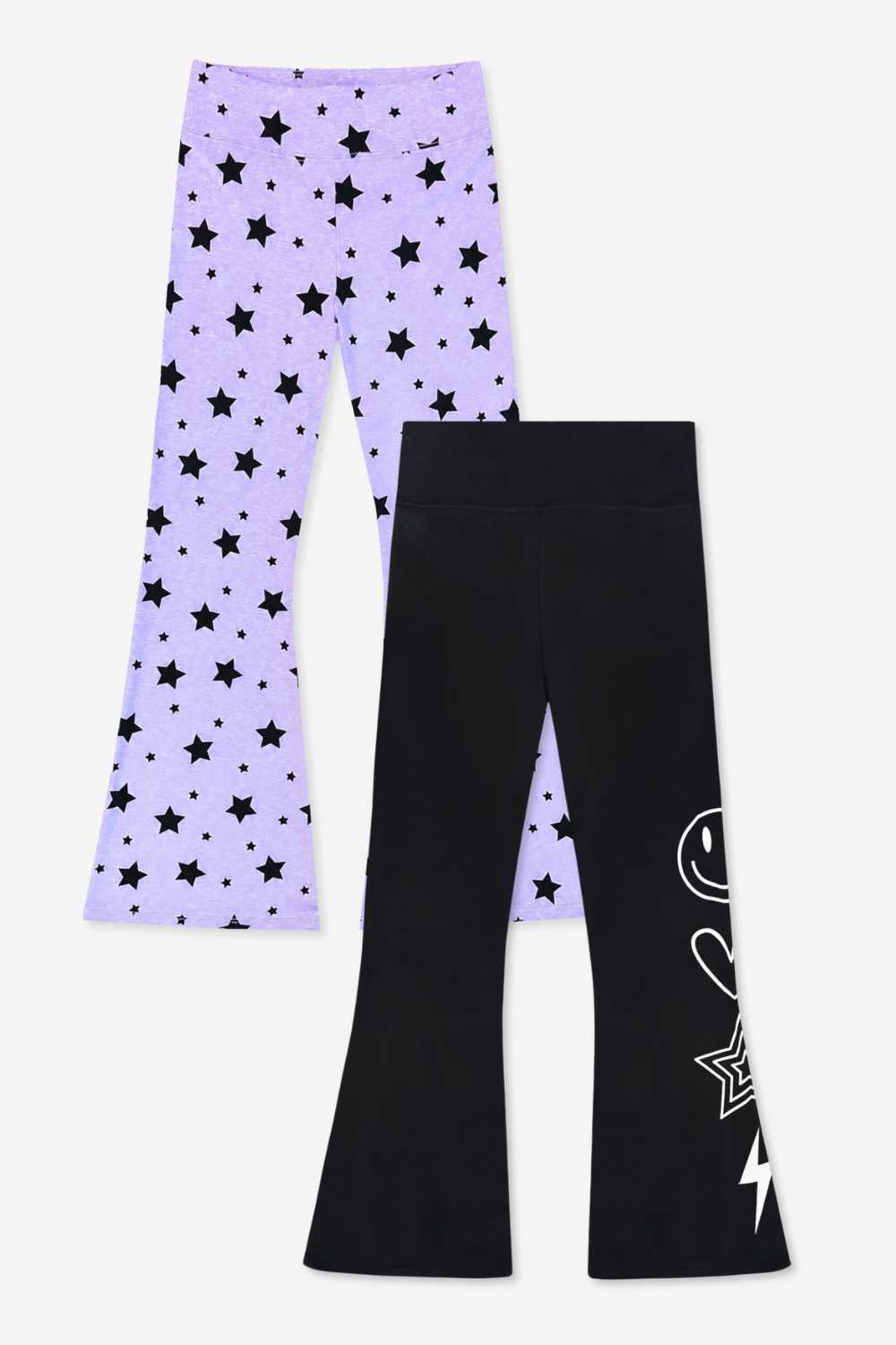 2-Pack Simply Soft Luxe Flare Legging - Black | Navy Blue - NEW!