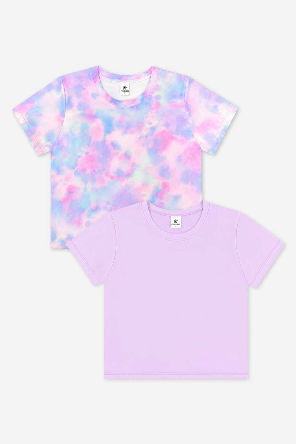 2 Pack Simply Soft Easy Tee - Sky Blue | Ivory Americana Bow - NEW!