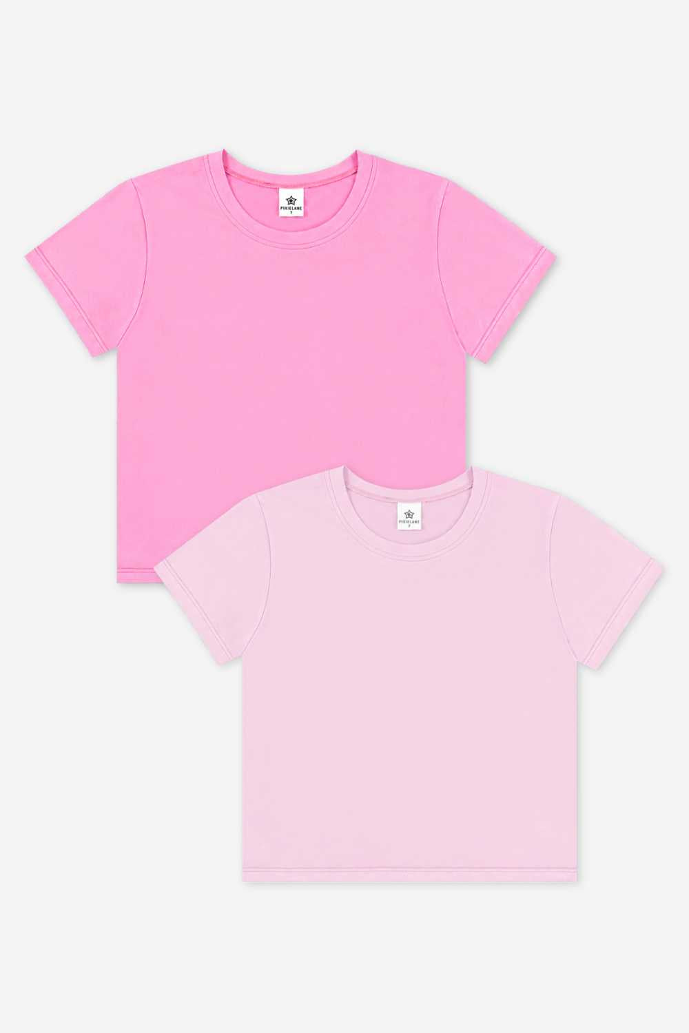 2 Pack Simply Soft Easy Tee - Sky Blue | Ivory Americana Bow - NEW!