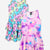 Pink Bleach Tie Dye | Rainbow Smile & Stars - NEW!