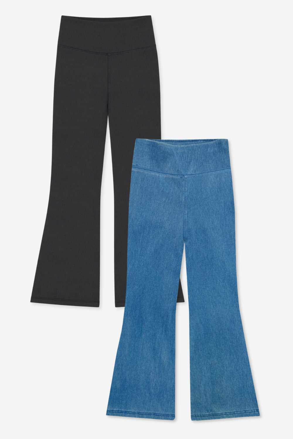 2-Pack Super Stretch Soft Denim Flare Jegging