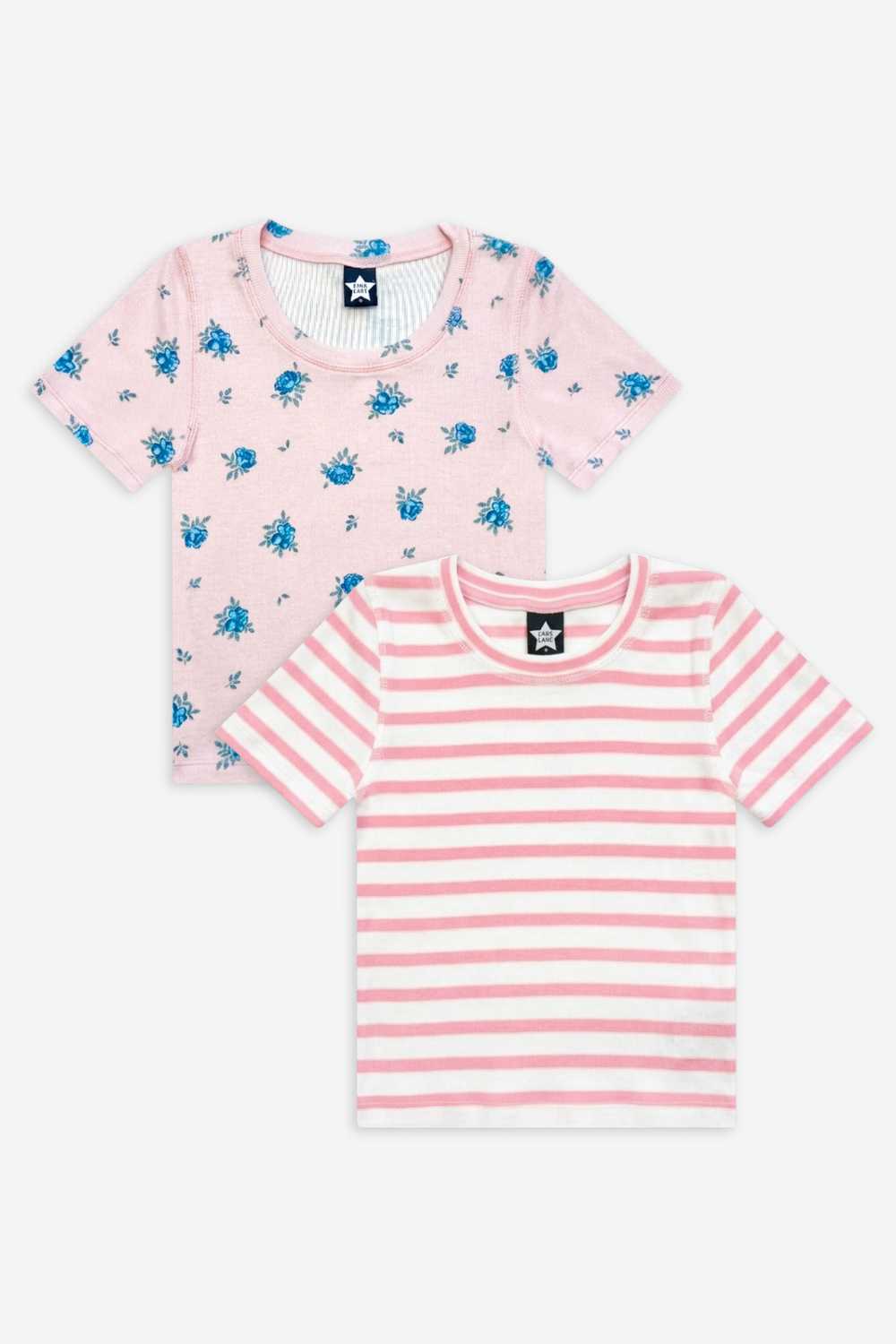 2 Pack Ultra-Soft Ribbed Fitted Tee