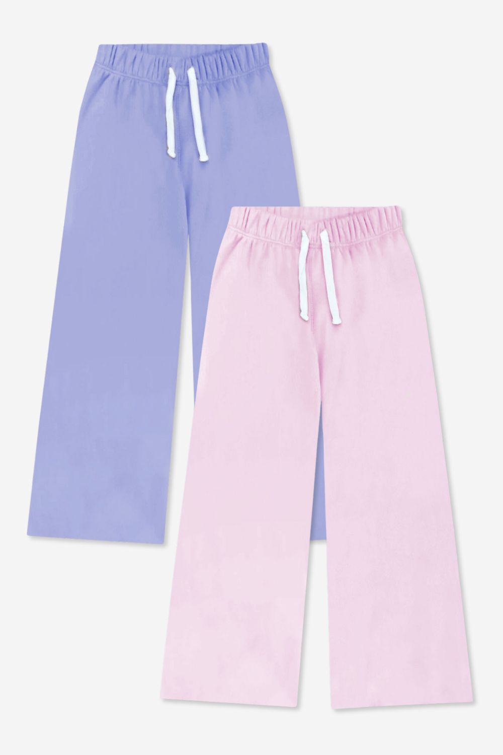 2 Pack Cloud Soft French Terry Wide Leg Sweatpant - Black  | Denim - NEW!