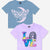 Purple Rainbow Love | Grey Pink Moon - NEW!