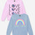 Lilac Leopard Love | Vintage Denim Rainbow Smile - NEW!