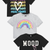 Black Good Vibes | Grey Rainbow | Black Mood - NEW!