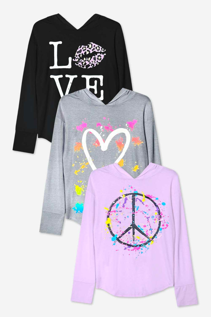 3-Pack Modal Pullover Hoodie