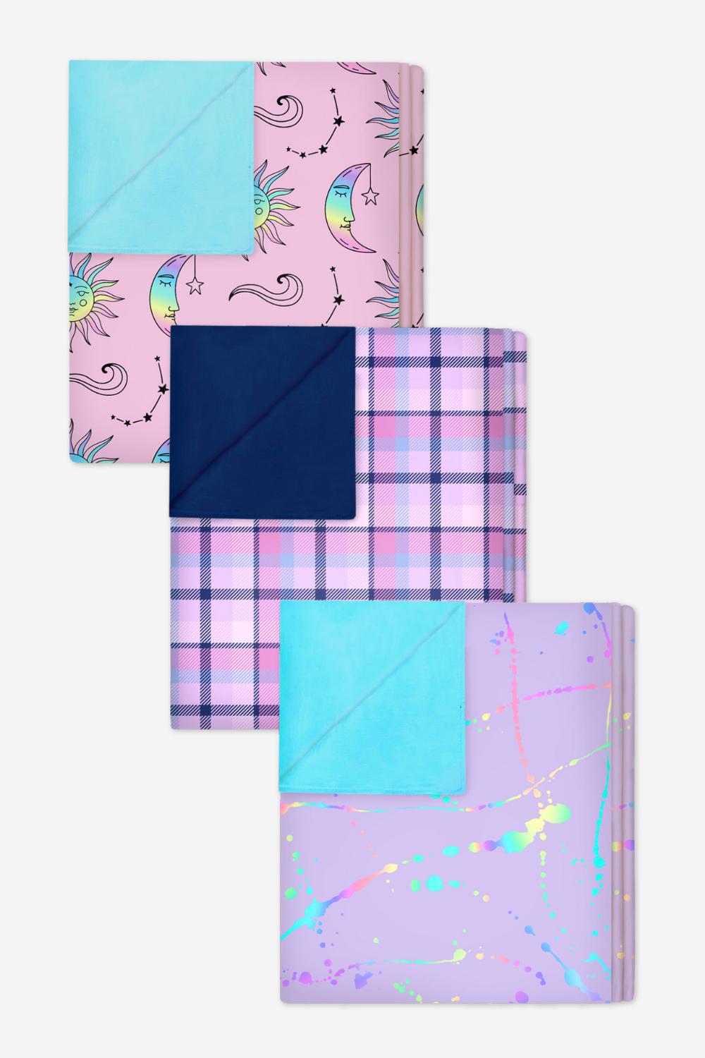 3-Pack Simply Soft Reversible Blanket