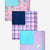 Ice Pink Sun & Moon | Pink Navy Plaid | Lilac Pastel Splatter - NEW!
