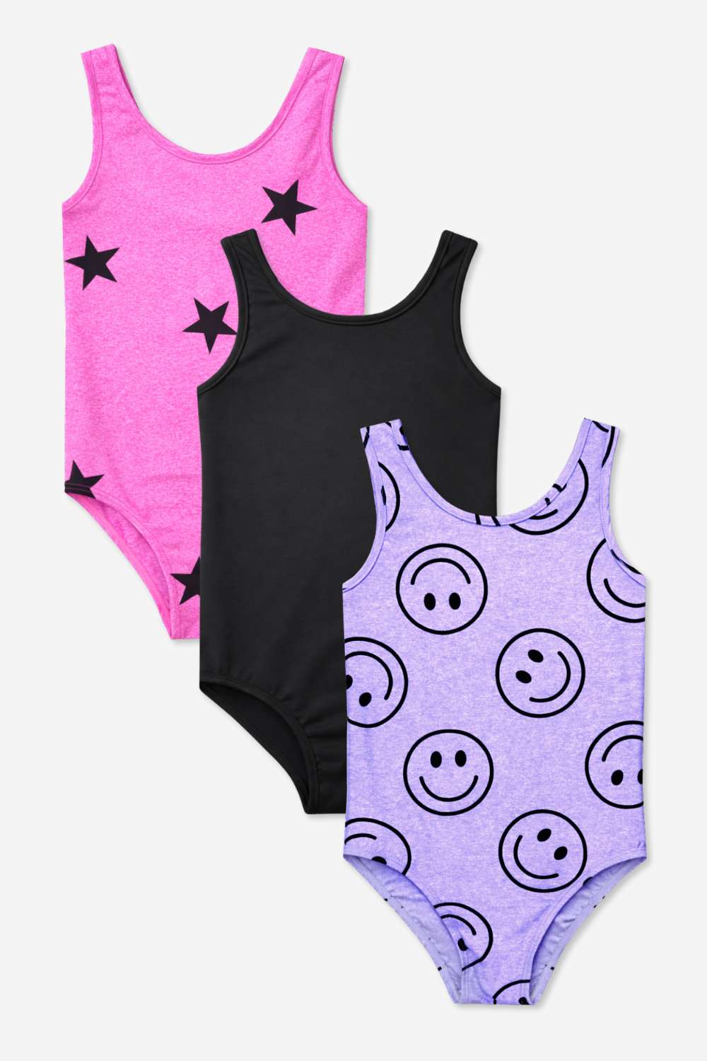 3-Pack Simply Soft Luxe Tank Leotard