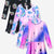 Black Smile | Purple Pink Elements | Pink Tie Dye Emoji - NEW!