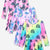 Pink Tie Dye Emoji | Rainbow Star | Pink Rainbow Bow - NEW!